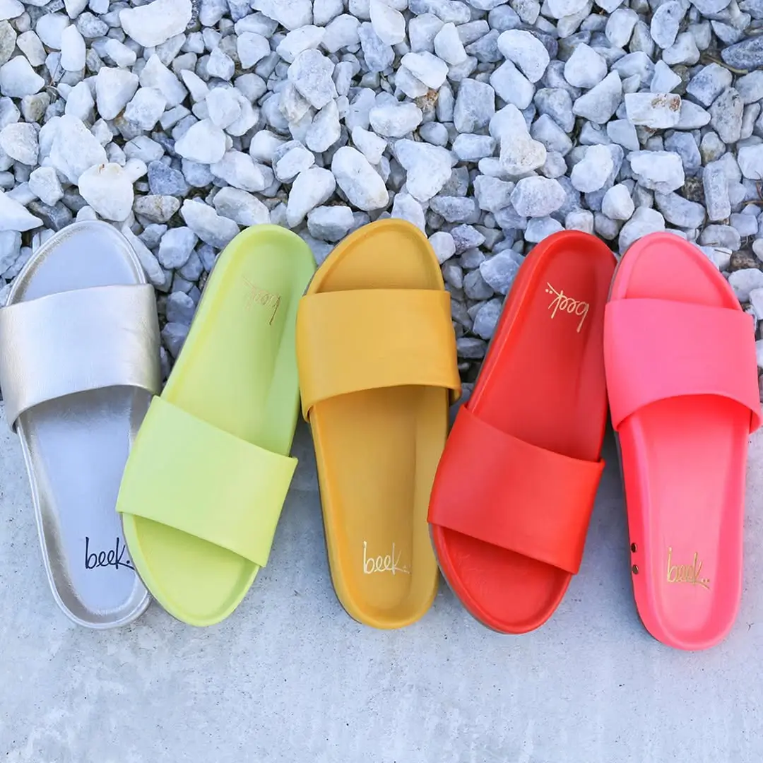 summer slides for women 2026 Bright Minimalism That Feels Like Summer