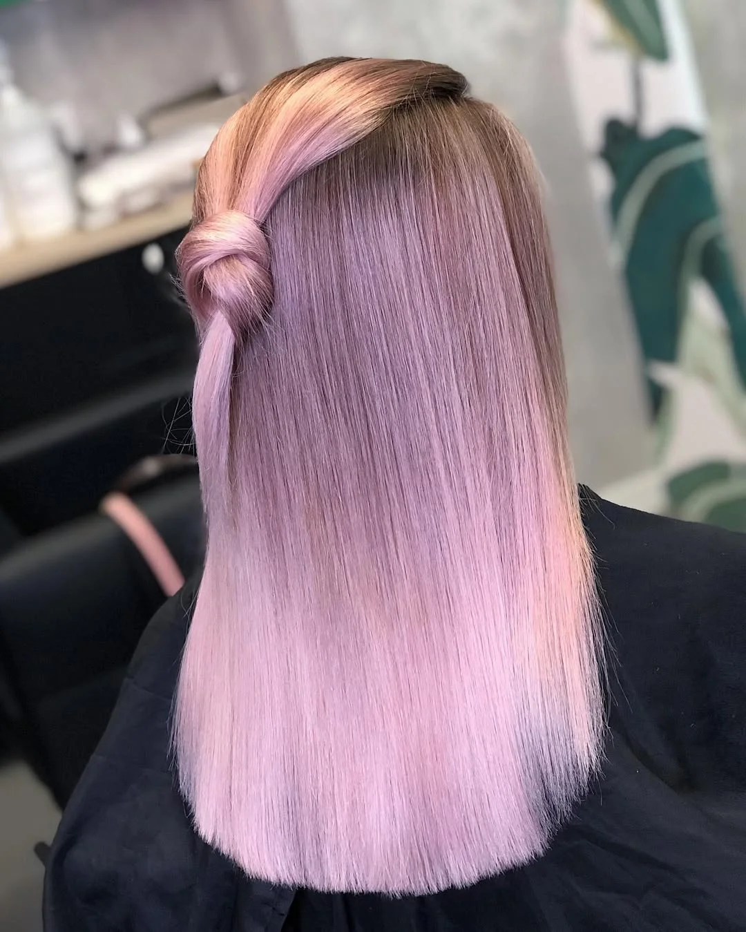 summer strawberry blonde hair color for women 2026 Silky Straight Rose Gold Pastel Pink with Hidden Depth