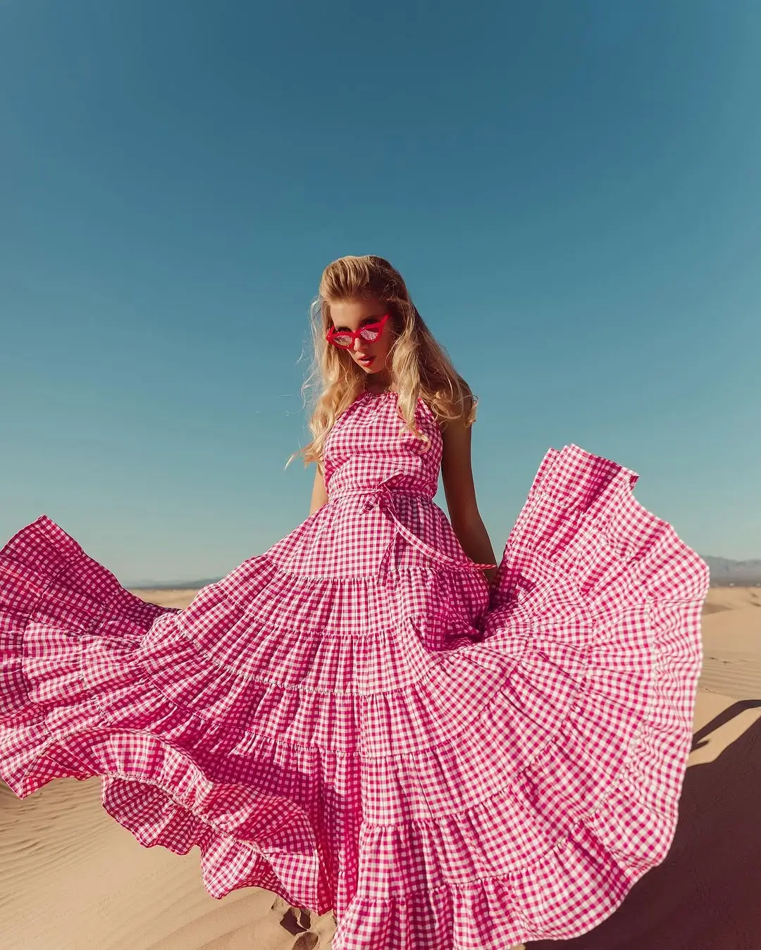 summer sundress outfits 2026 Playful Gingham and Statement Movement