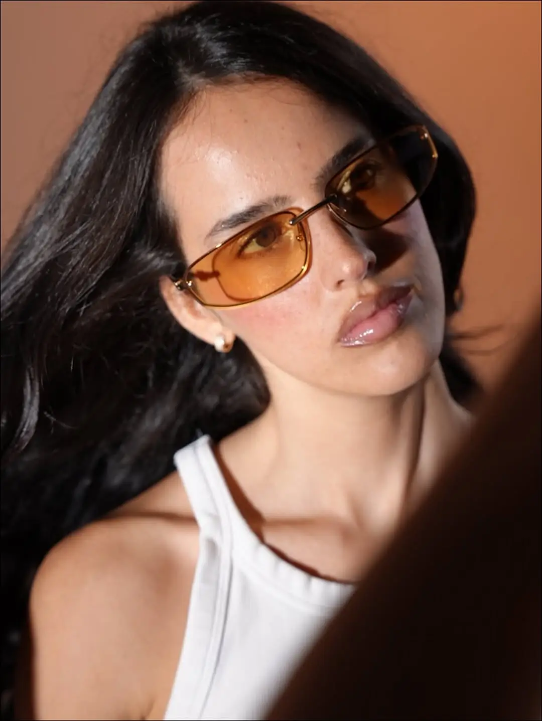 summer sunglasses for women 2026 Amber lens softness with everyday glow