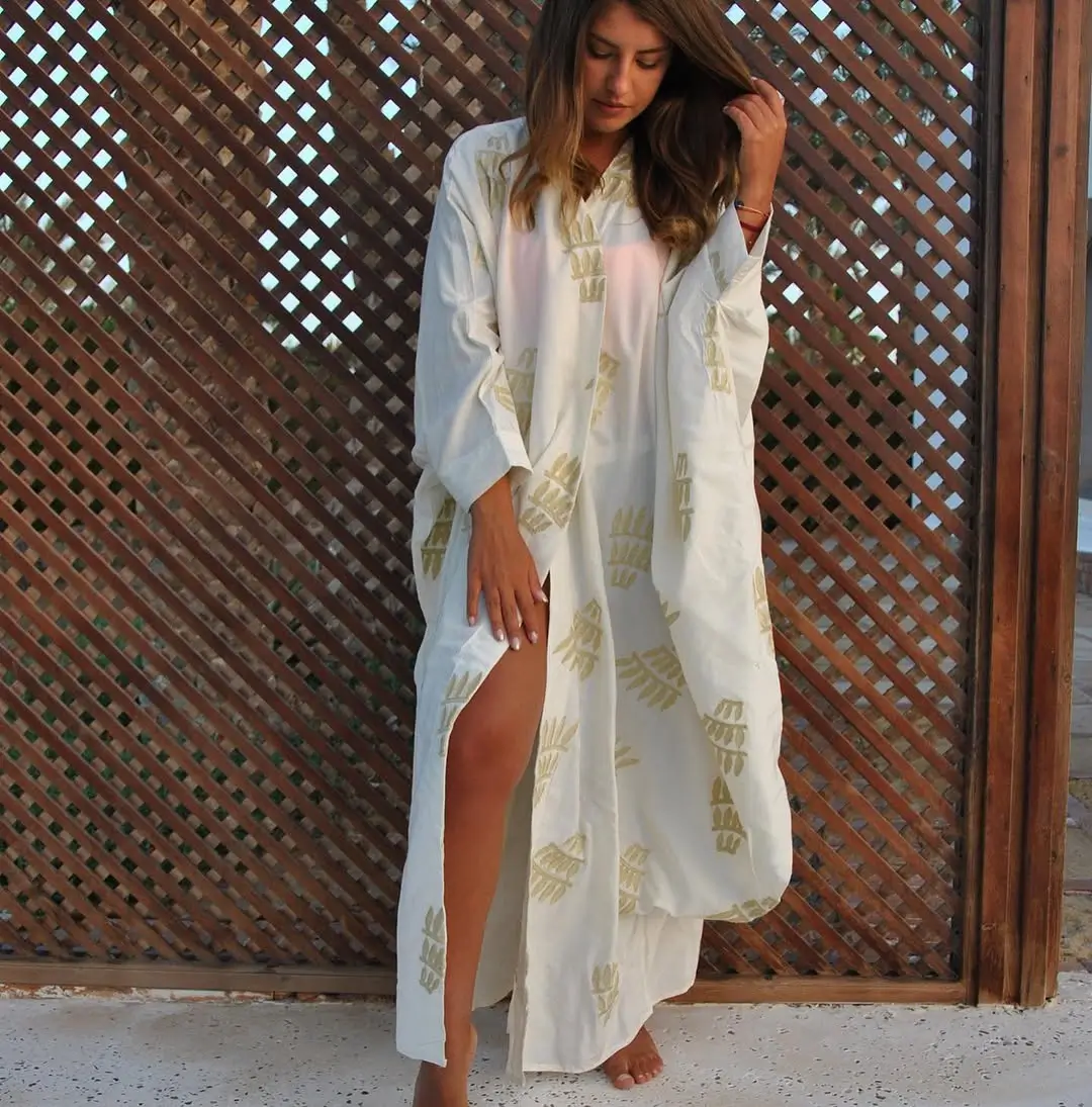 summer swimsuit cover ups 2026 Soft White Escape - The Effortless Resort Dress