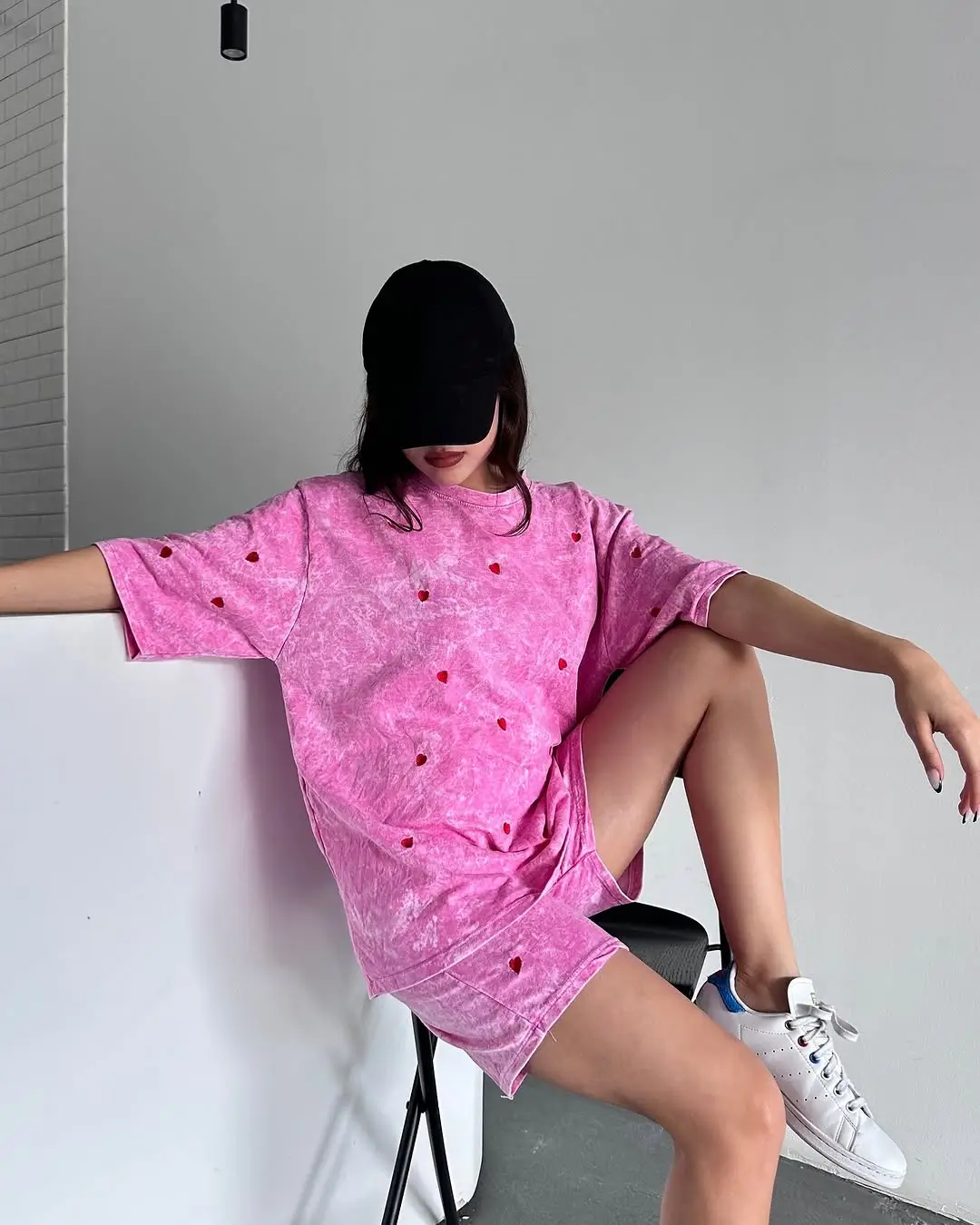 summer t-shirt outfit for women 2026 Playful Pink Comfort That Feels Like a Day Off