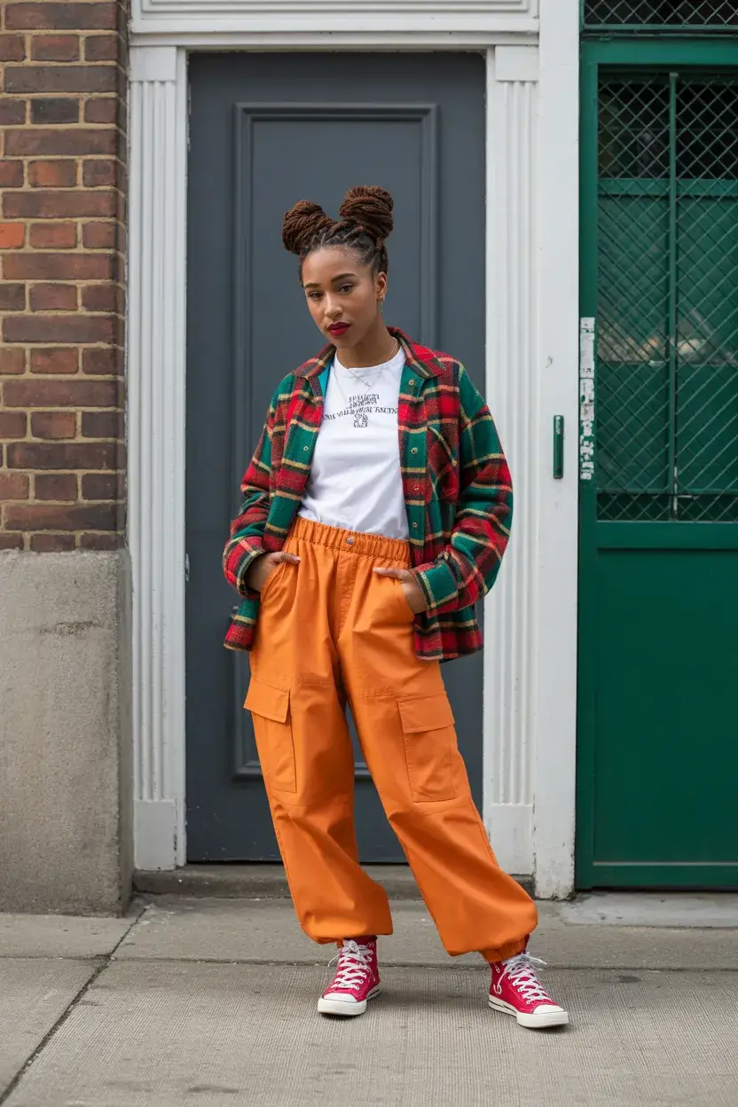 teen girls summer outfits 2026 Color Contrast Play with Casual Street Layers