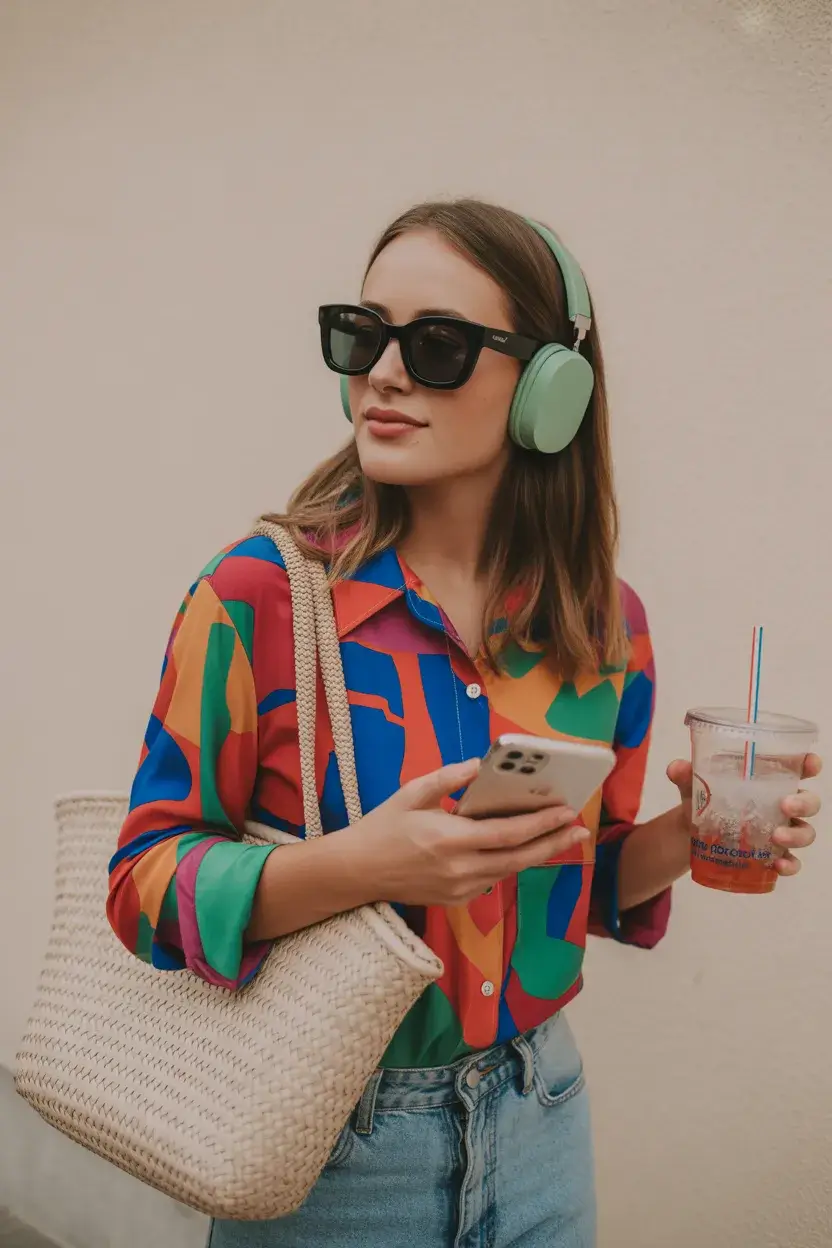 teen girls summer outfits 2026 Color Pop Energy with Everyday Ease