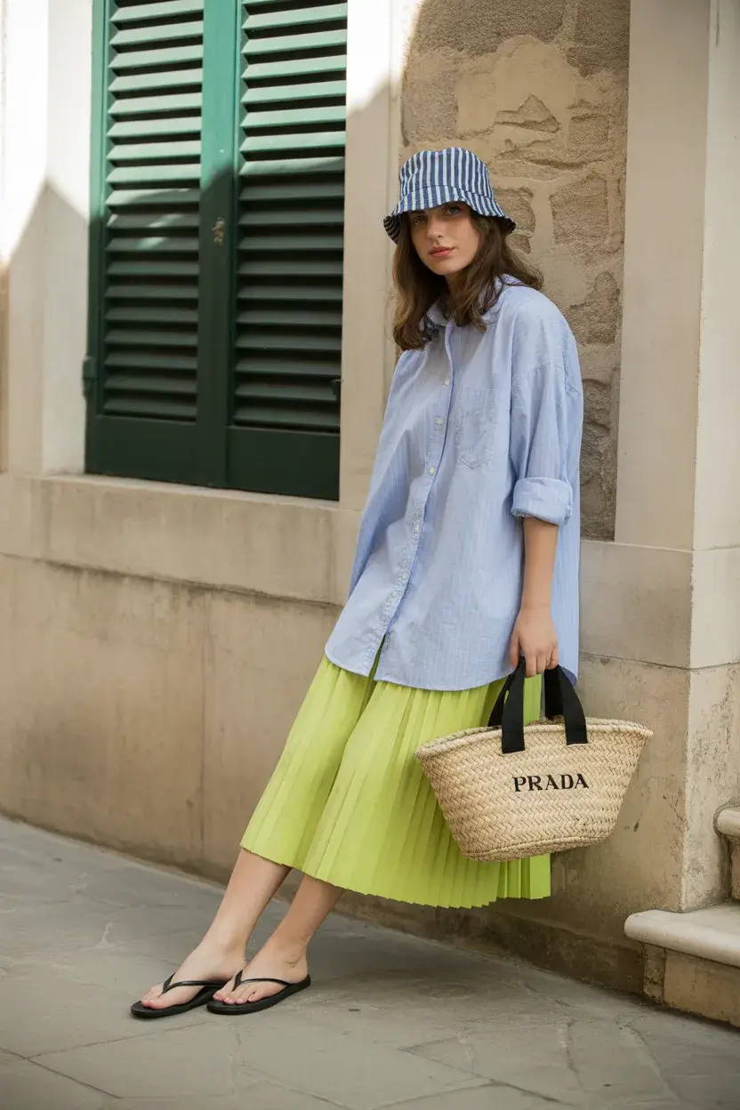 teen girls summer outfits 2026 Relaxed Layers with a Feminine Edge