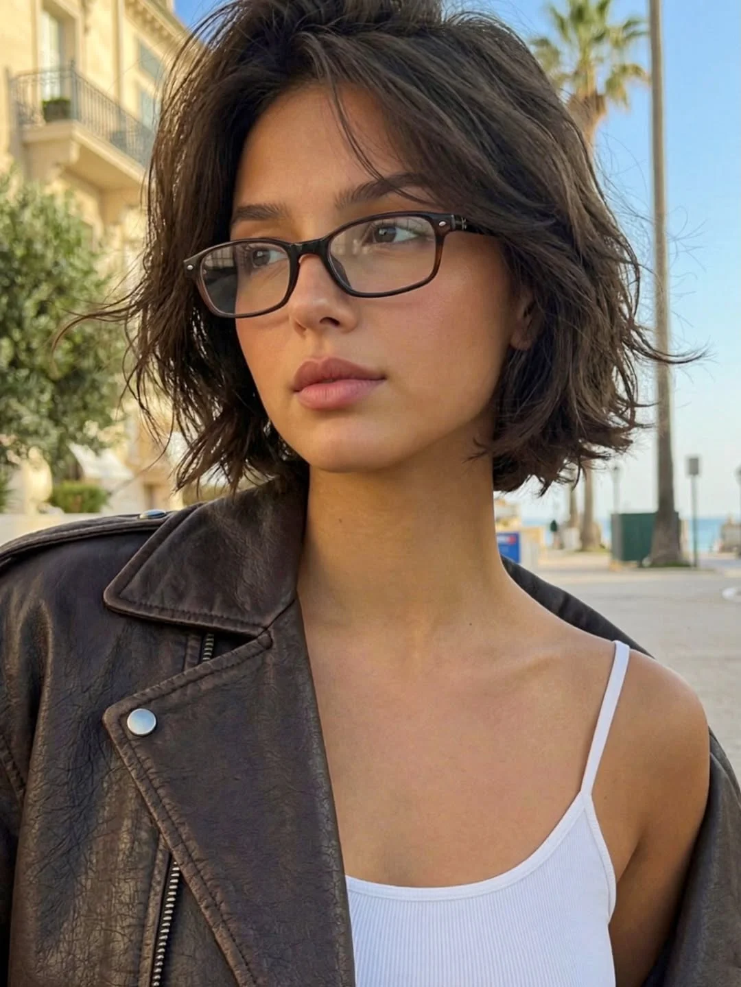 textured summer bob haircut 2026 Soft Shaggy Bob With Curtain Bangs Energy