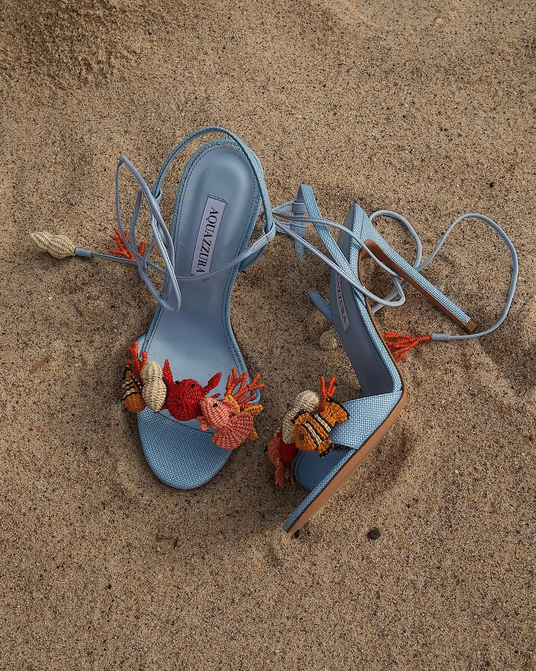 trendy ideas for summer footwear 2026 Artisanal Heels - Coastal Craft Meets Color