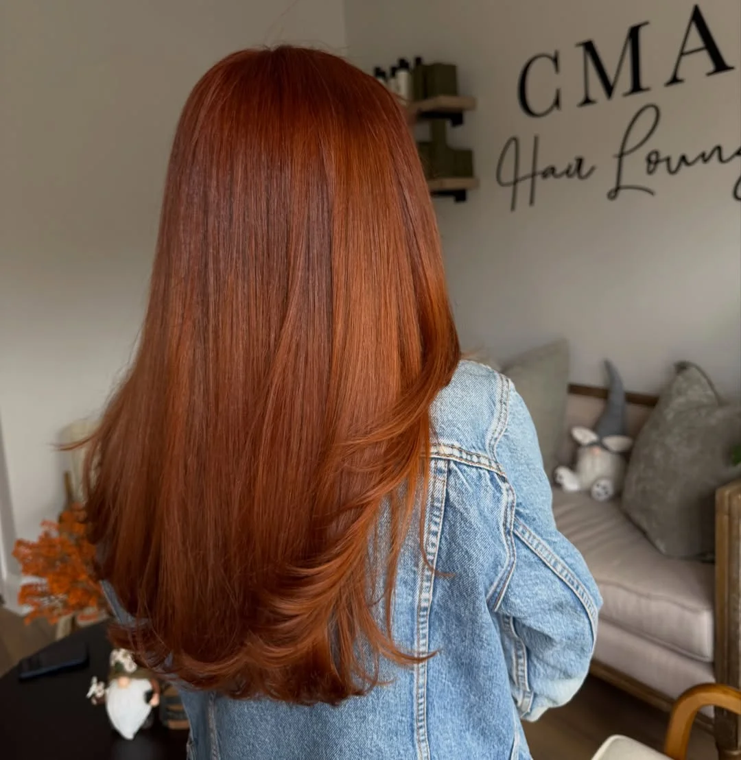 trendy summer haircut 2026 Glossy Copper Layers That Move Like Summer Air