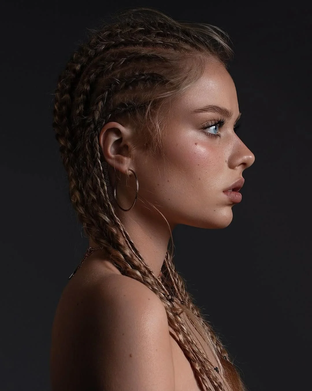 boho summer braids hairstyle 2026 Micro Braided Texture with Soft Boho Movement