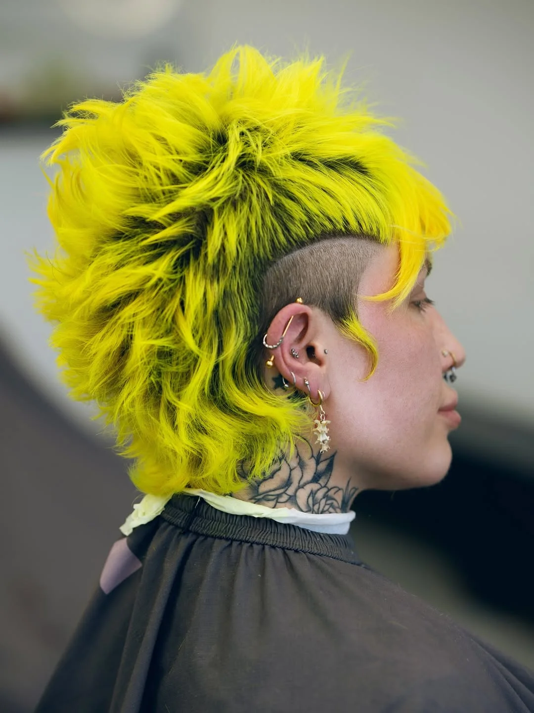 bold summer pixie haircuts 2026 Neon Undercut Shag Pixie