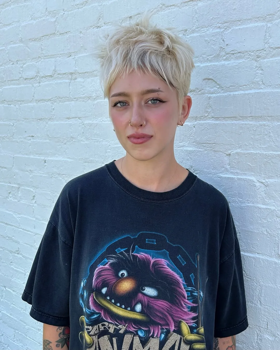 bold summer pixie haircuts 2026 Airy Platinum Pixie with Soft Texture