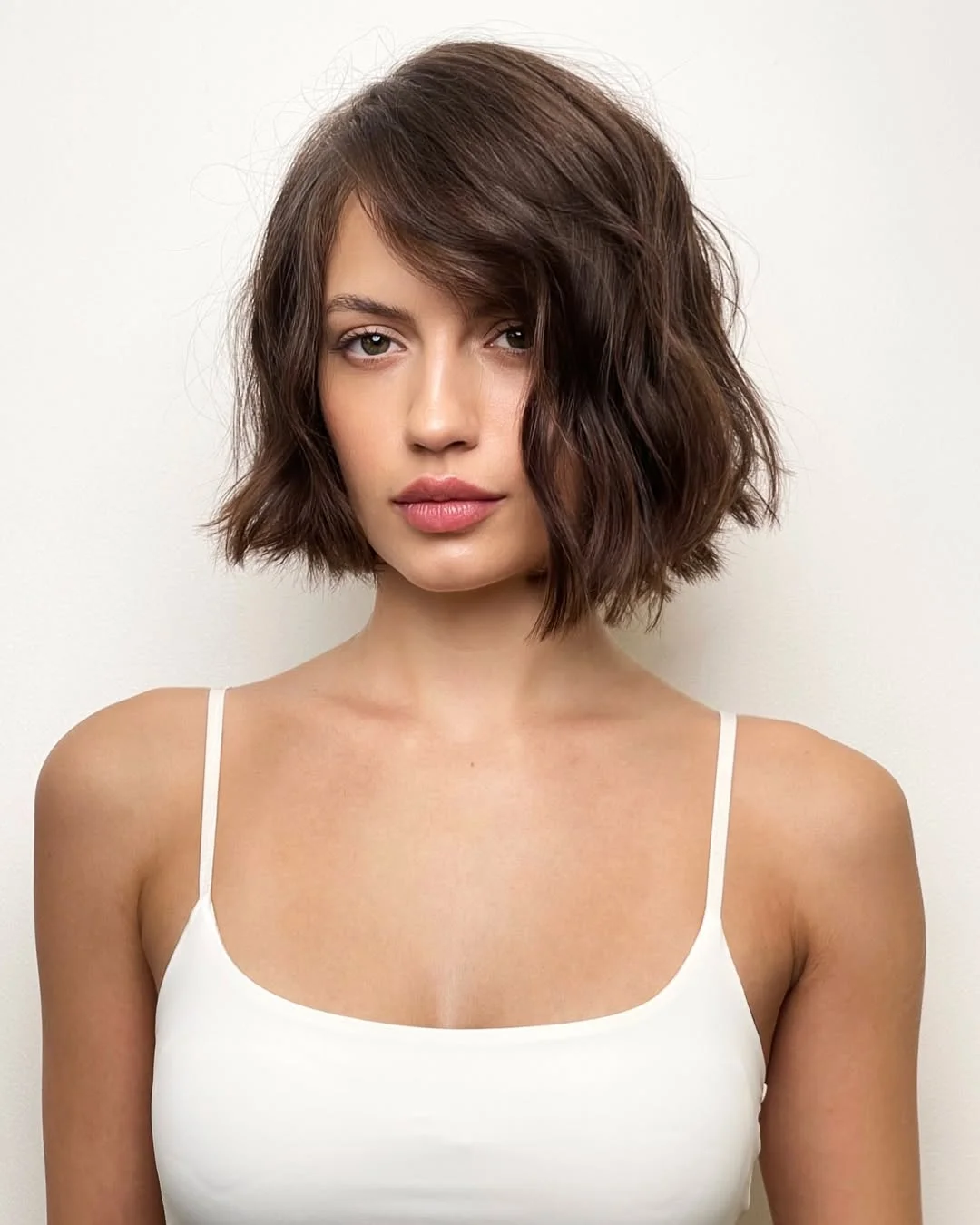 cute summer short hairstyles 2026 Soft Wavy French Bob Energy