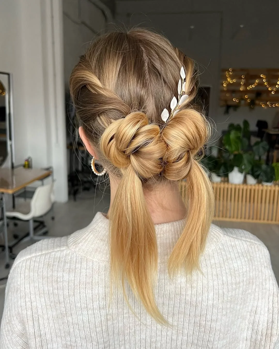 effortless summer quick hairstyles 2026 Double Knot Low Style with Soft Detail