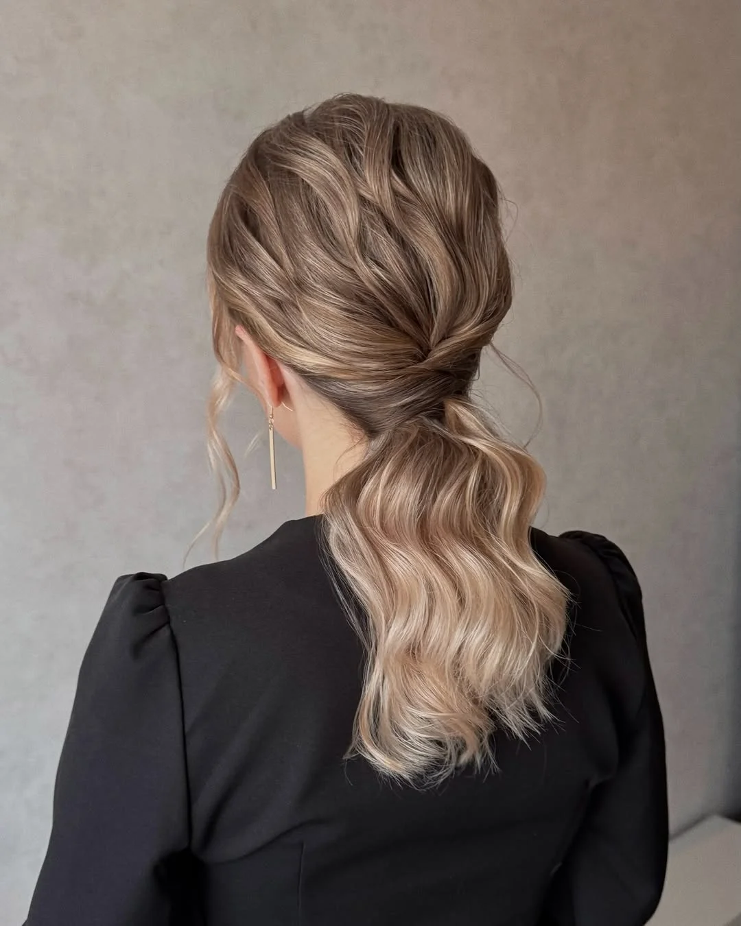 effortless summer quick hairstyles 2026 Twisted Low Pony With Soft Volume