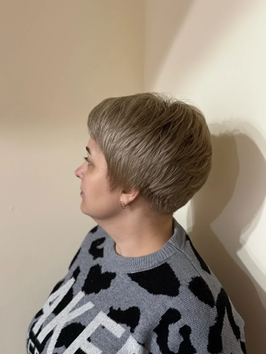elegant summer haircuts for women over 60 2026 Feathered Crop for Effortless Volume
