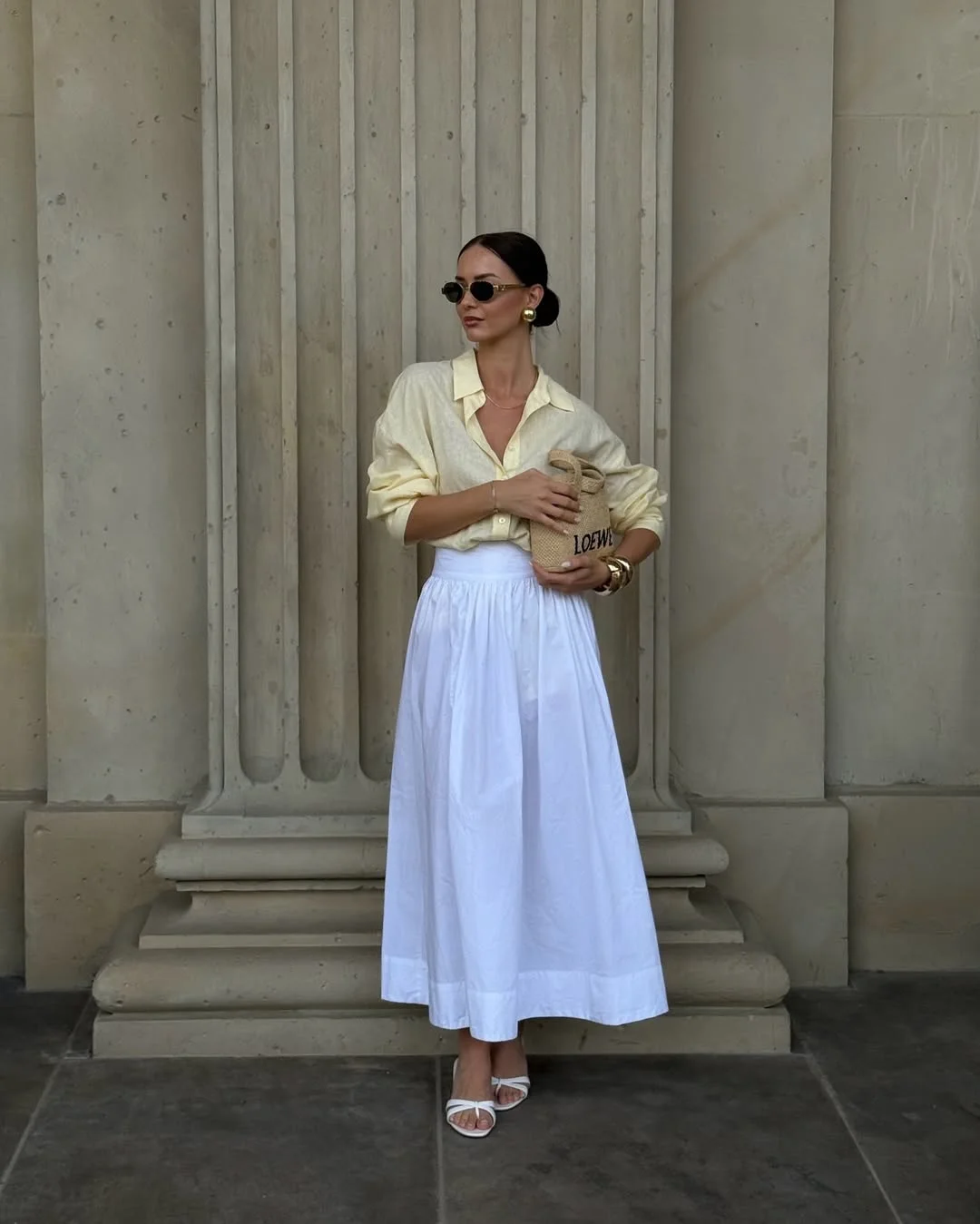 June Outfits Ideas 2026 Soft Neutrals and Crisp White Skirts for Warm June Days