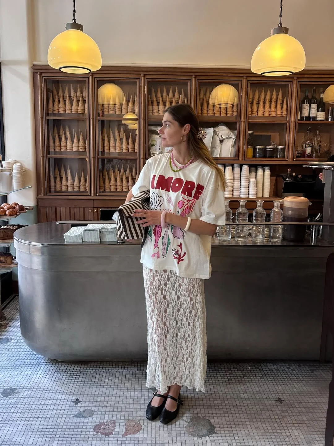 June Outfits Ideas 2026 Graphic Tees and Crochet Skirts for Creative Casual Style