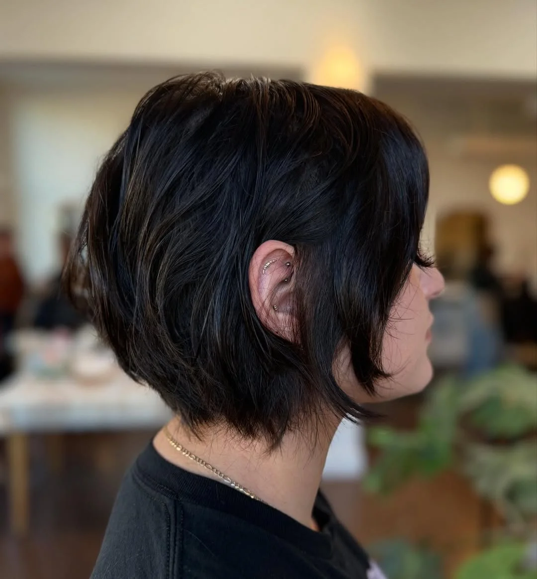 modern summer haircuts for women over 30 2026 Chic Short Bob with a Relaxed Edge