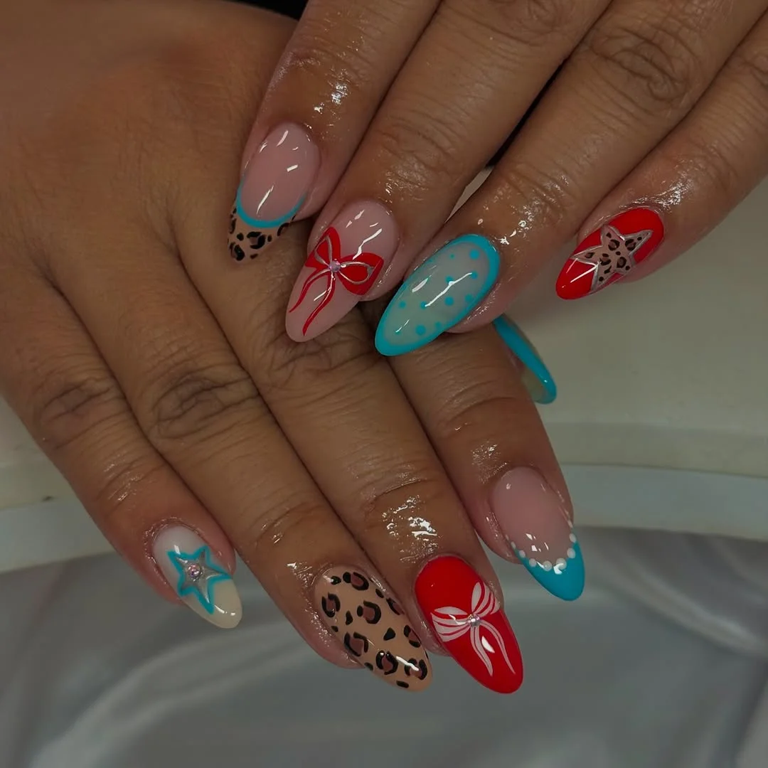patriotic nails 2026 Retro Americana With Coastal Cowgirl Energy
