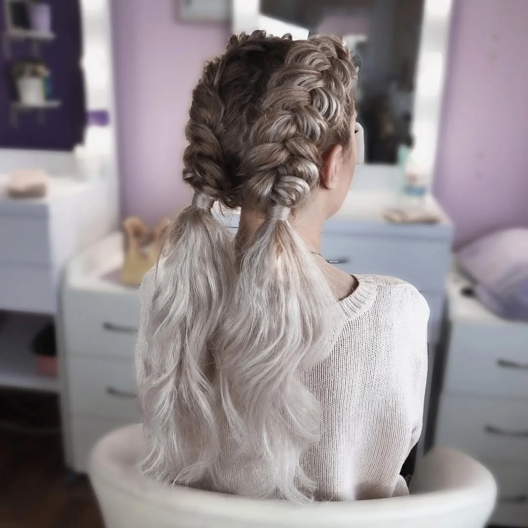 quick summer easy hairstyle 2026 Playful Braided Pigtails That Bring Back Summer Energy