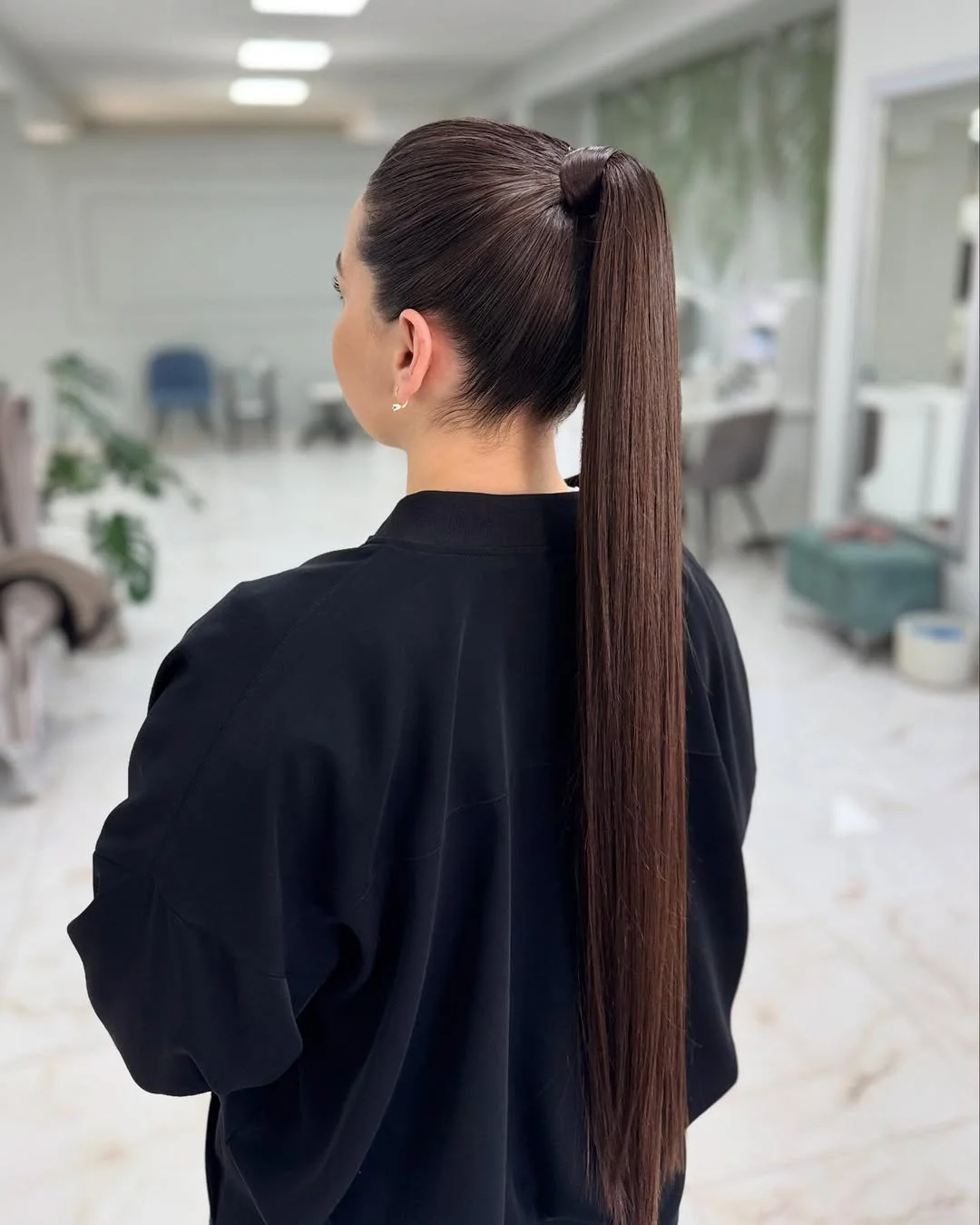 sleek summer ponytail hairstyle 2026 Ultra long sleek ponytail statement