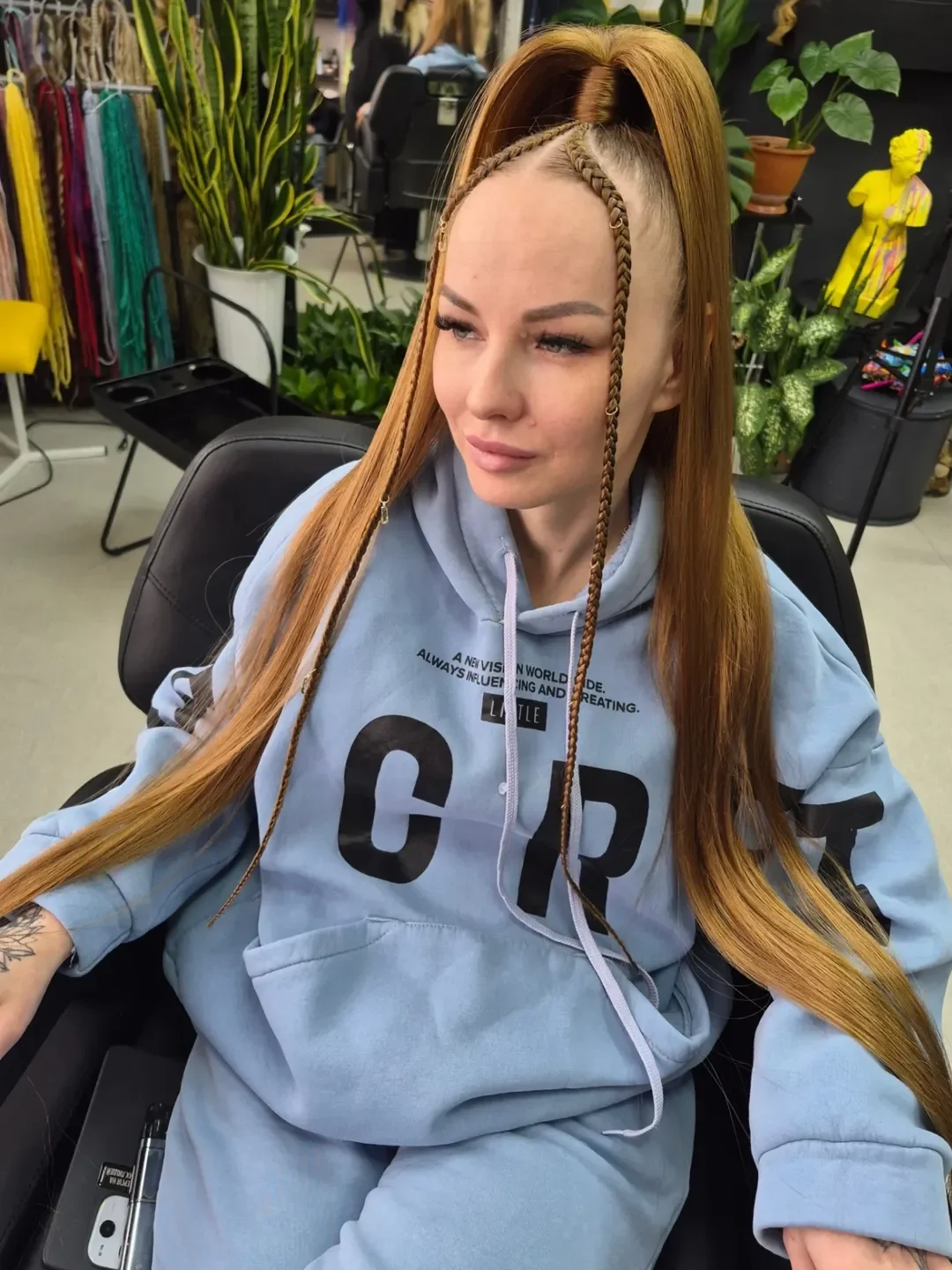 sleek summer ponytail hairstyle 2026 Half up sleek ponytail with face framing braids
