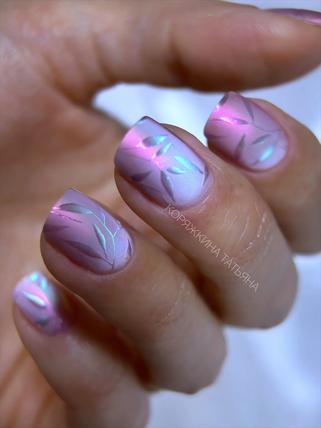 summer dip nails 2026 Soft Pink Chrome Aura Nails