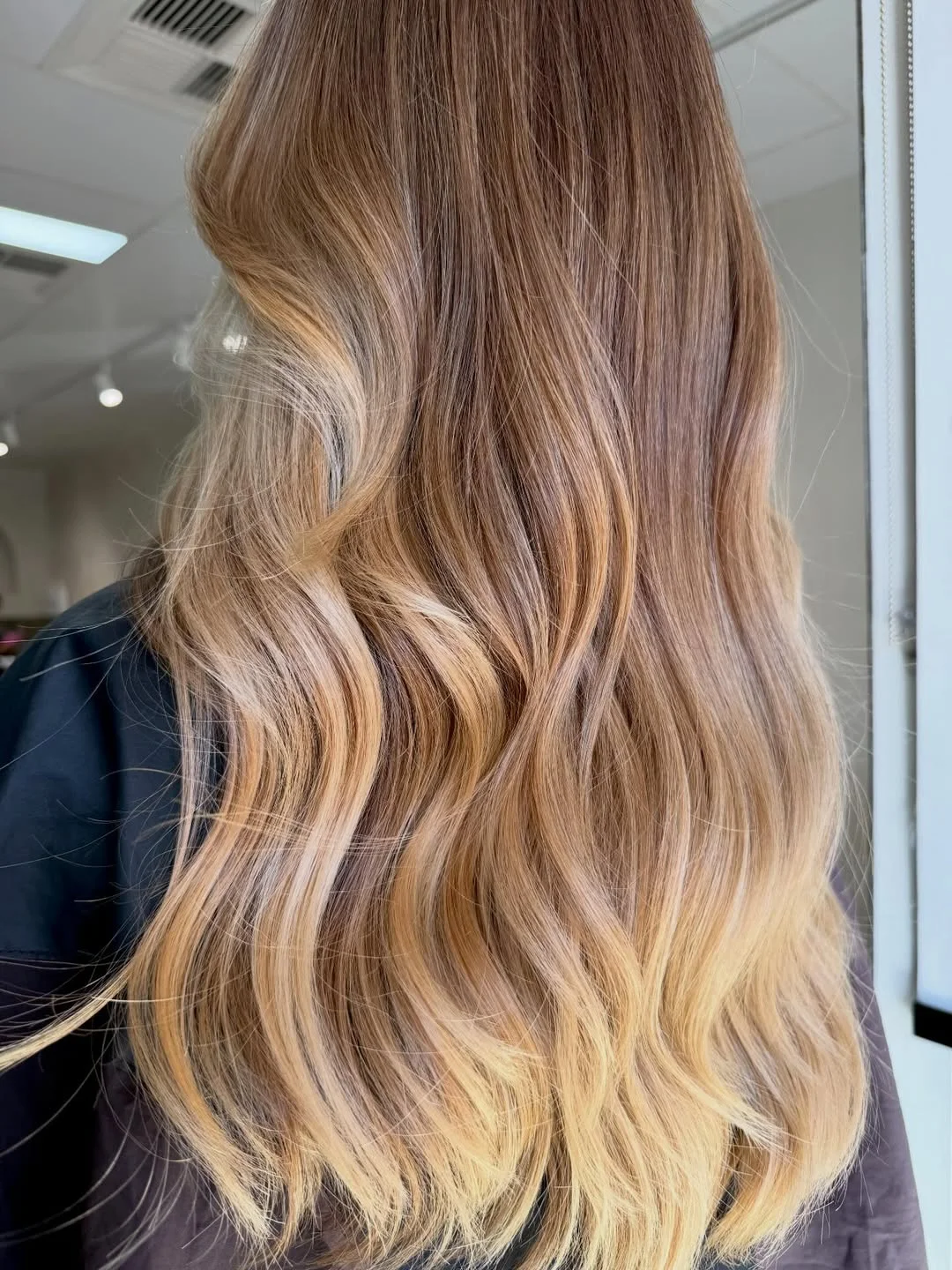 summer honey blonde hair color 2026 Golden Beige Balayage Blend