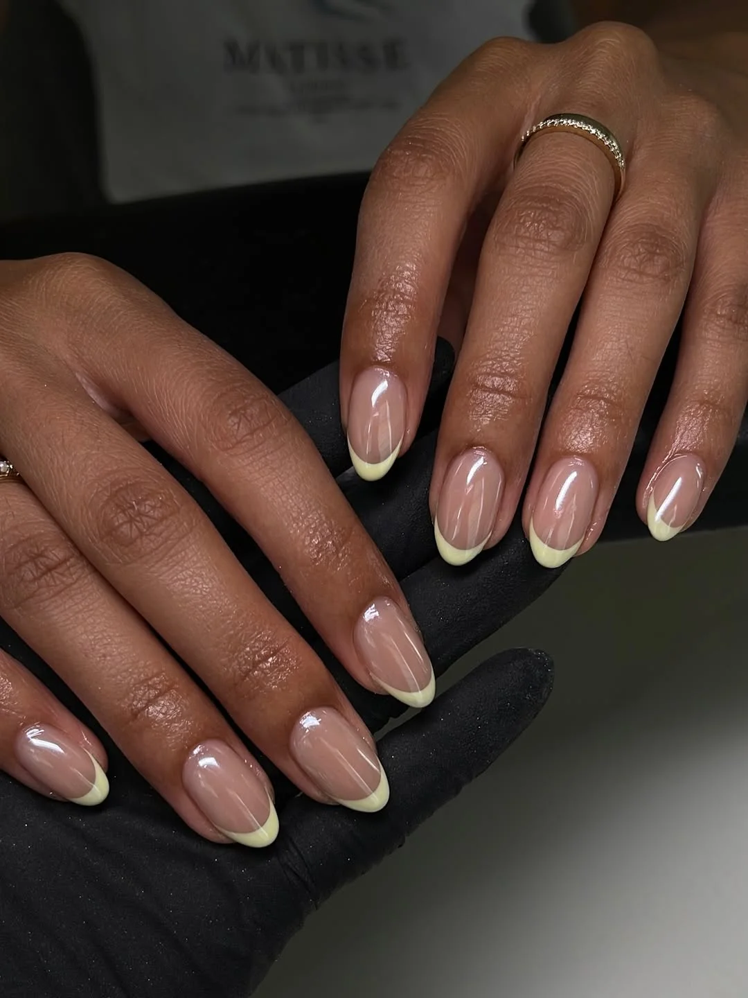 summer short nails ideas 2026 Soft Butter Yellow French Nails