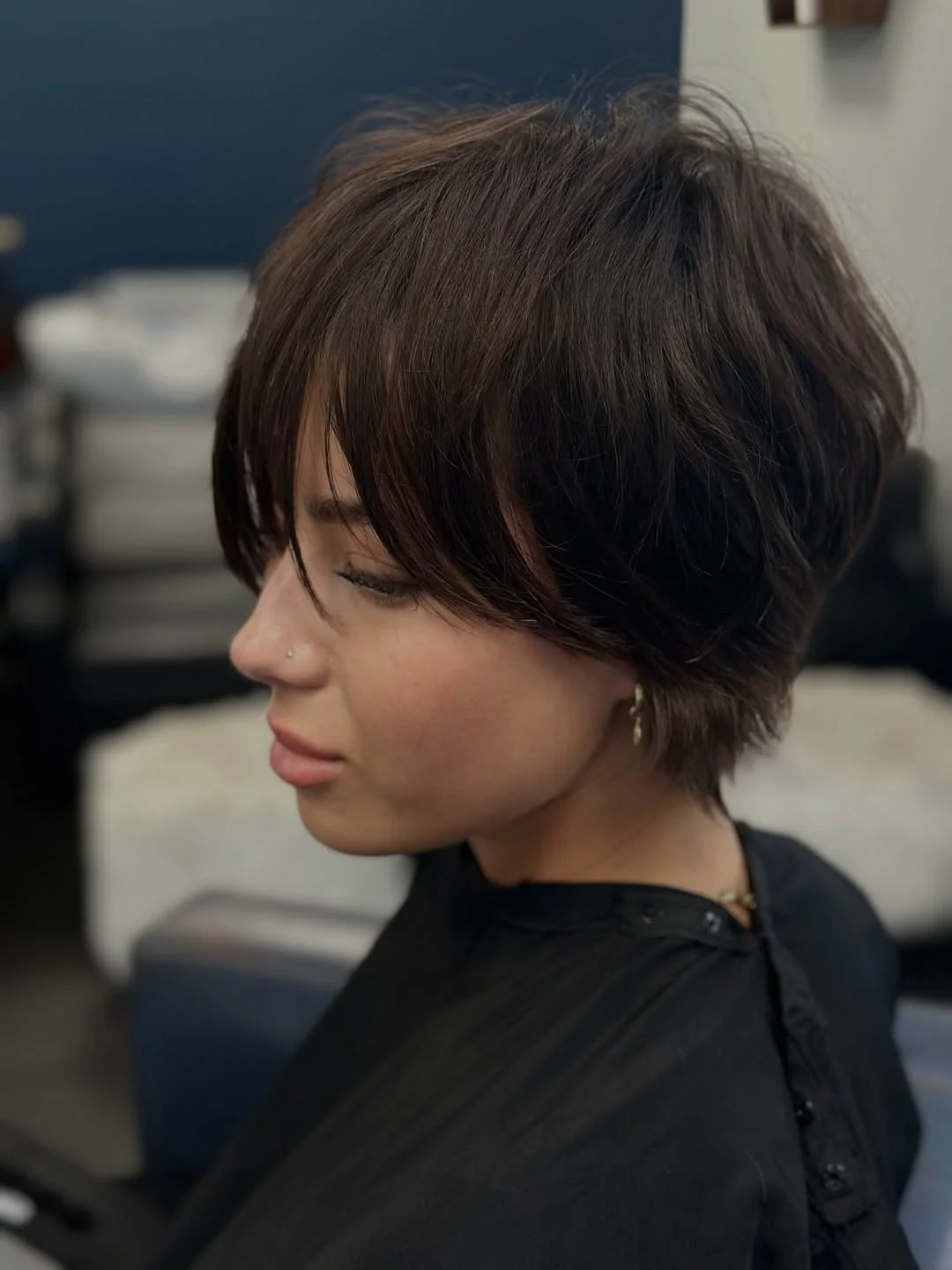 textured summer bixie haircut 2026 Soft French-Inspired Bixie with Airy Bangs