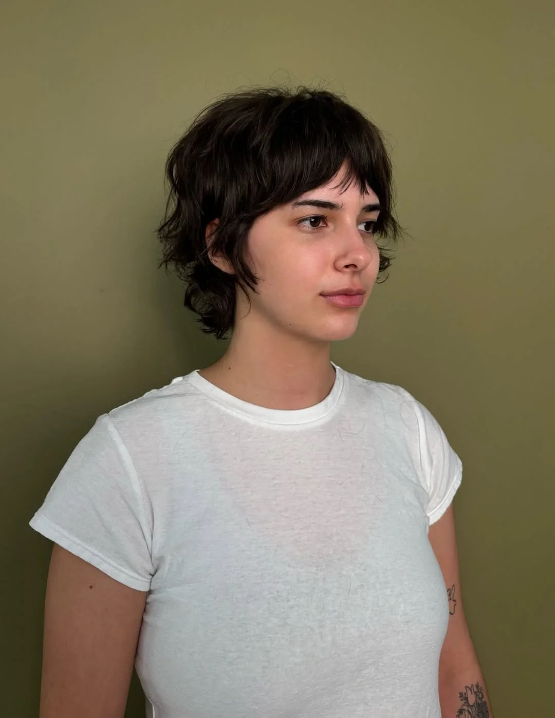 textured summer bixie haircut 2026 Messy Grunge Bixie with Soft Layers