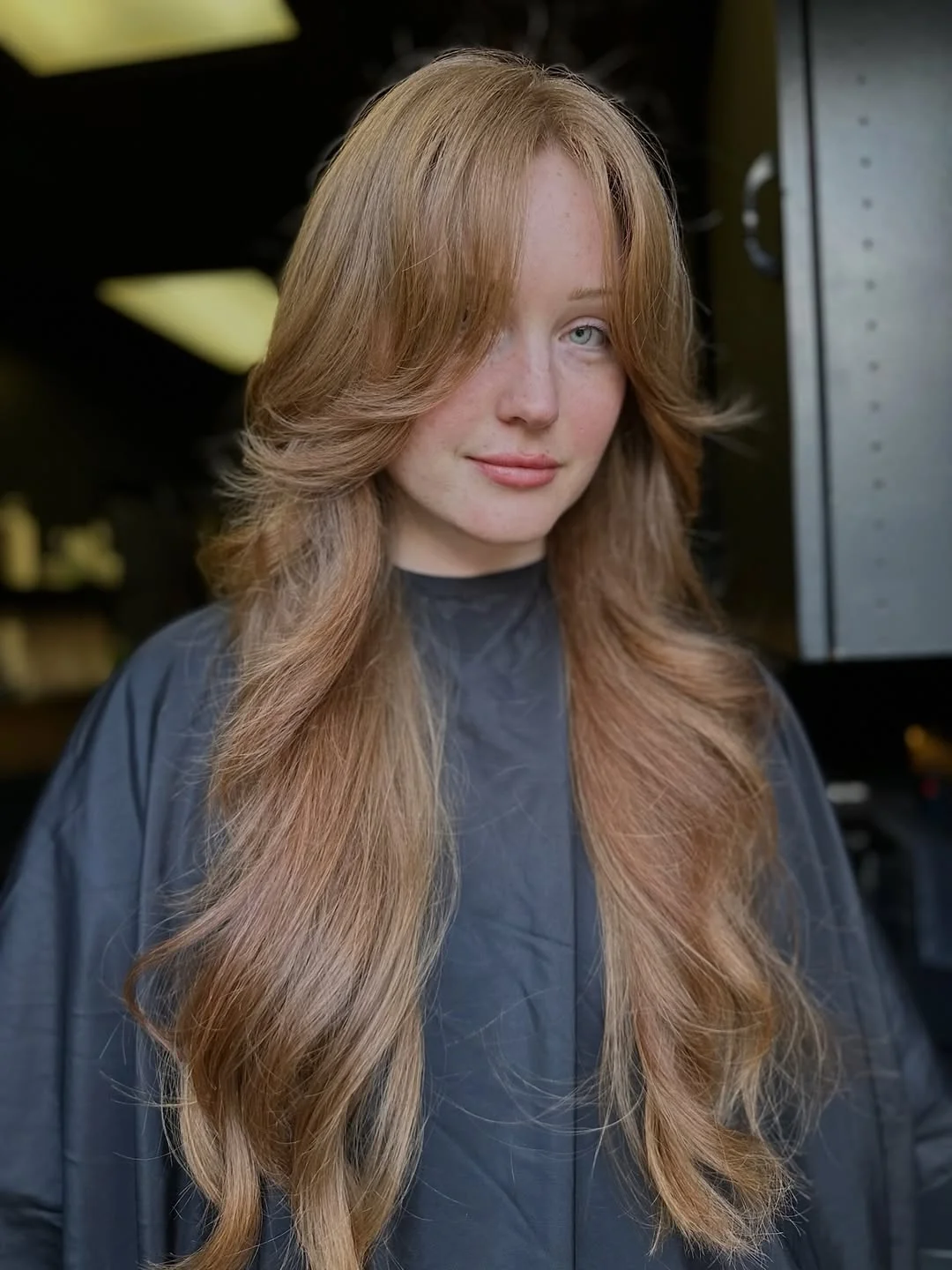 textured summer shag hairstyle 2026 Long feathered layers with soft curtain flow