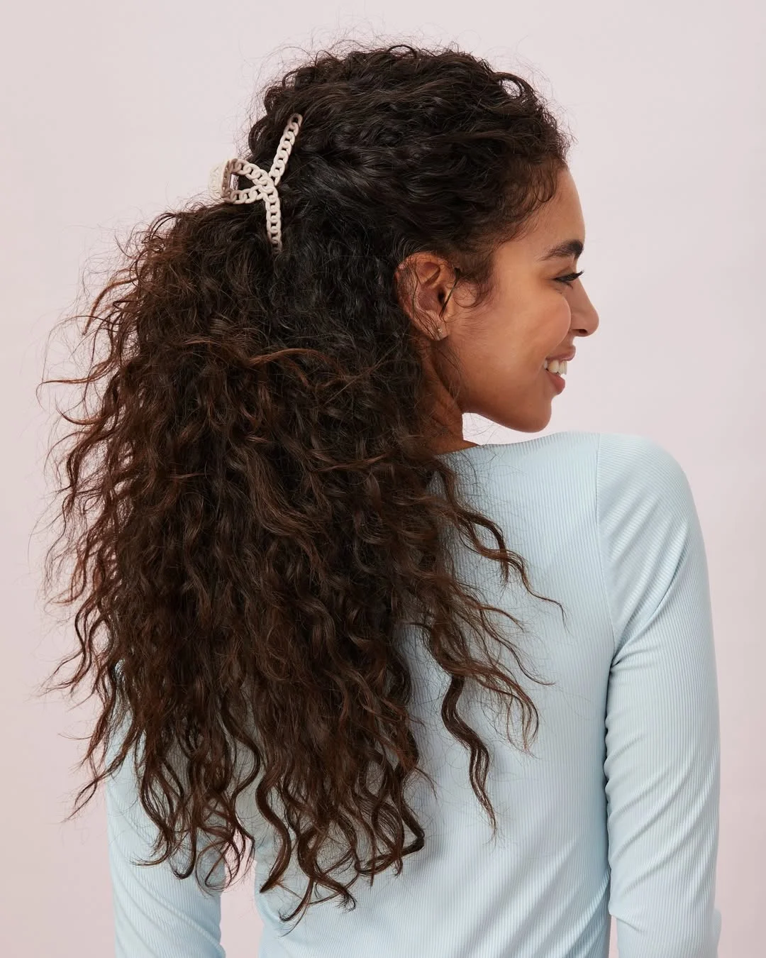 trendy summer hairstyles ideas 2026 Curly Half Up Clip Style That Embraces Volume