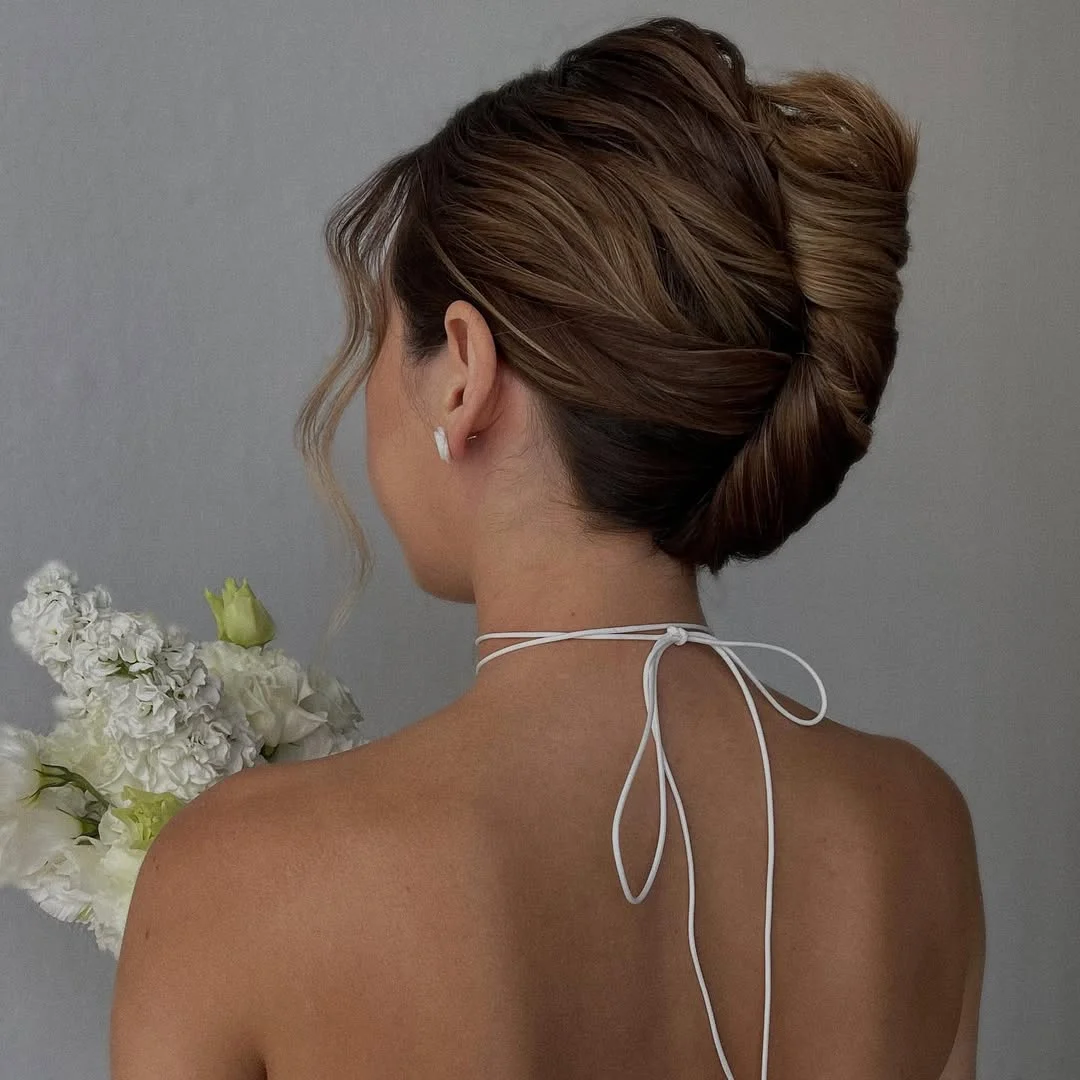 trendy summer hairstyles ideas 2026 Textured Twisted Updo with Soft Volume