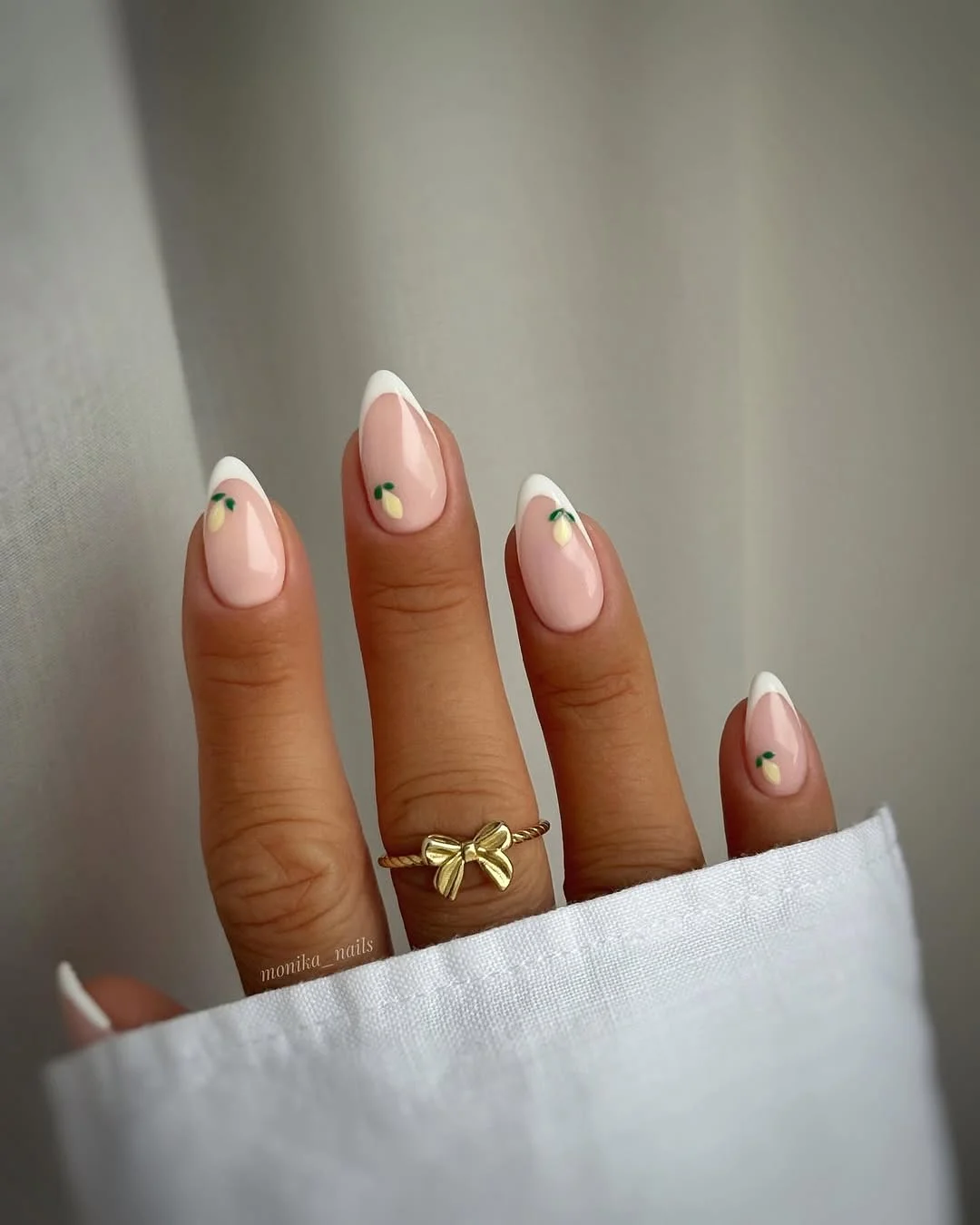 trendy summer nails 2026 Soft Lemon French Tips For Minimal Summer Looks