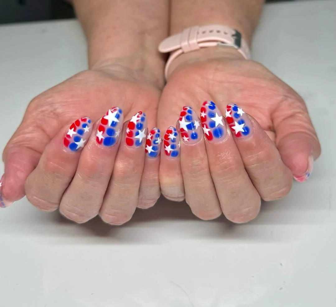 usa nails 2026 Starry Team Spirit Nails For The 250th Anniversary Mood