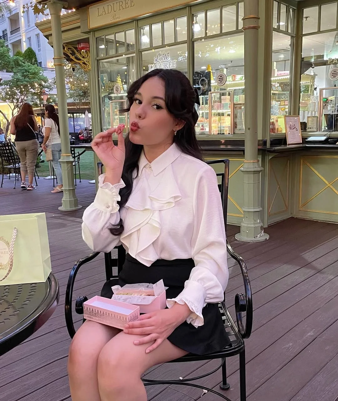 back to school outfits 2026 Parisian Ruffles Meet Modern School Style