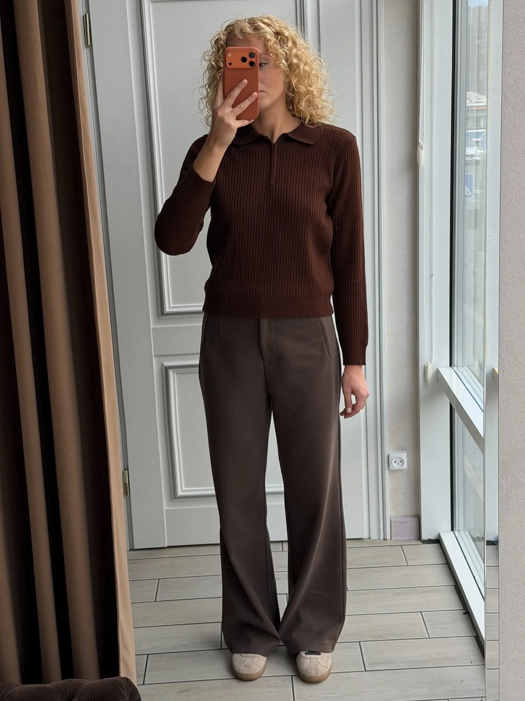 chic fall outfits pants 2026 Rich Chocolate Tones for Quiet Luxury Style