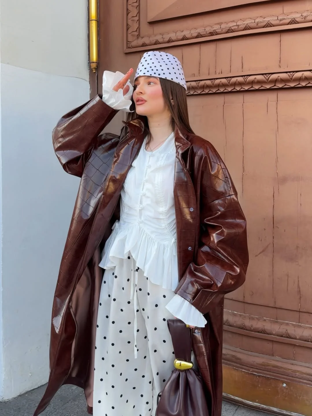 early fall outfits 2026 Vintage Romance With Modern Leather