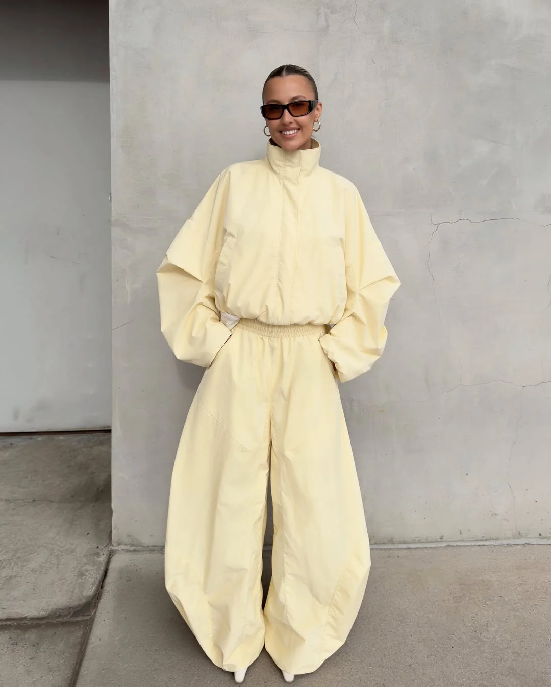 early fall outfits 2026 Butter Yellow Sport Luxe Minimalism