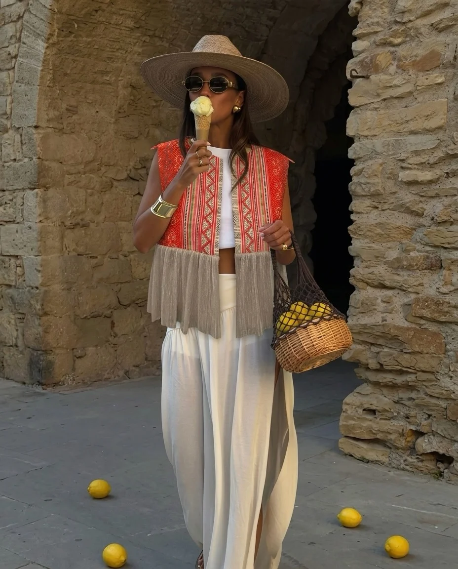 early summer outfits 2026 Relaxed Mediterranean Layers for Everyday Summer Style