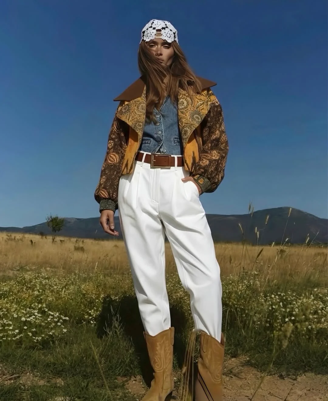 early summer outfits 2026 Modern Western Chic Meets Tailored Summer Dressing