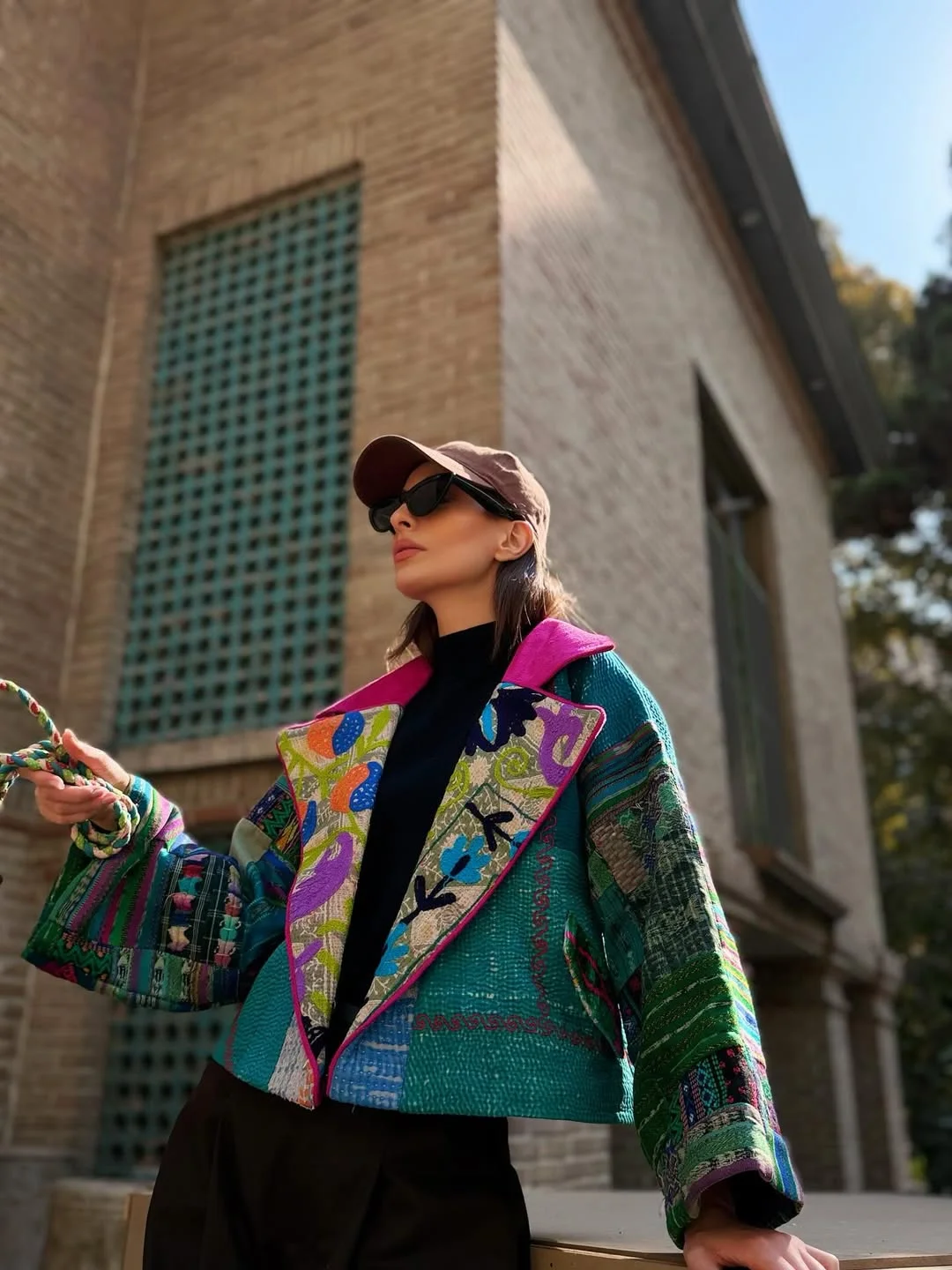 early summer outfits 2026 Creative Patchwork Layers for Cool Early Summer Mornings