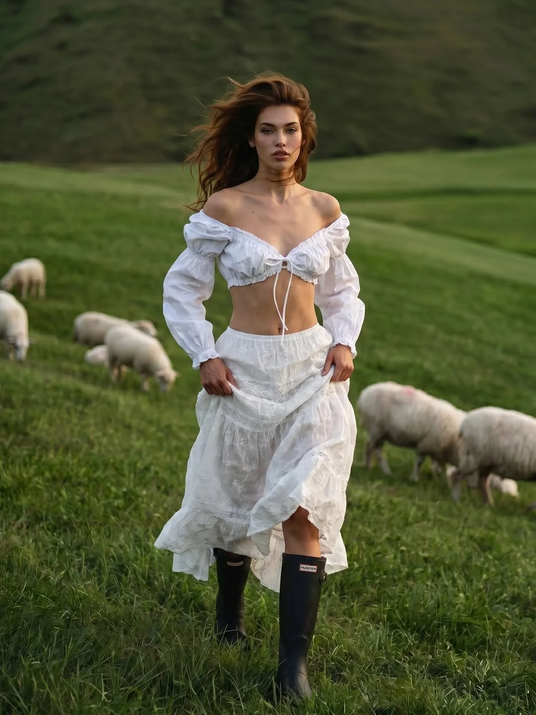 early summer outfits 2026 Romantic Countryside Boho Style