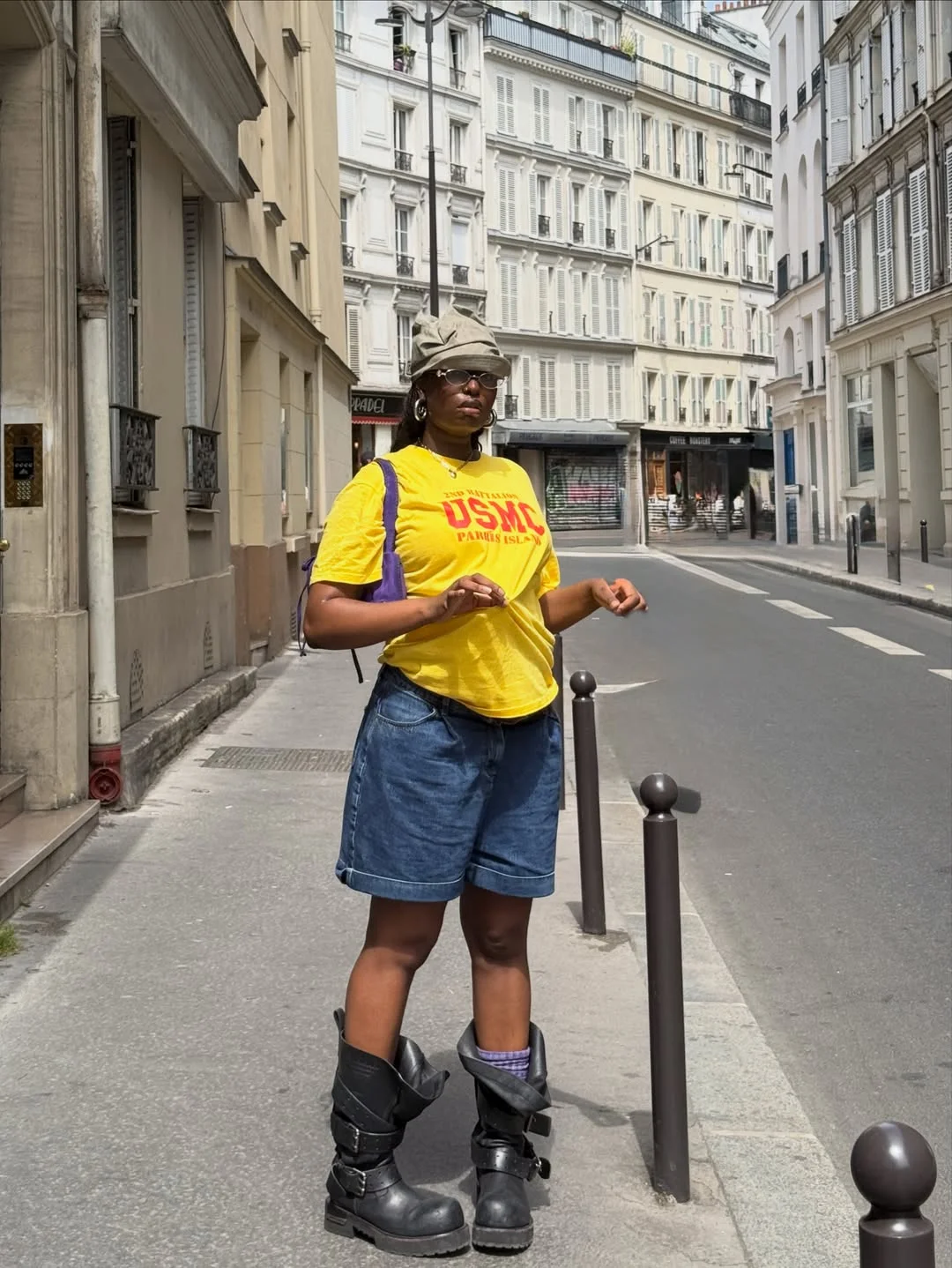 fall 2026 outfits for black women Playful Denim and Statement Boots