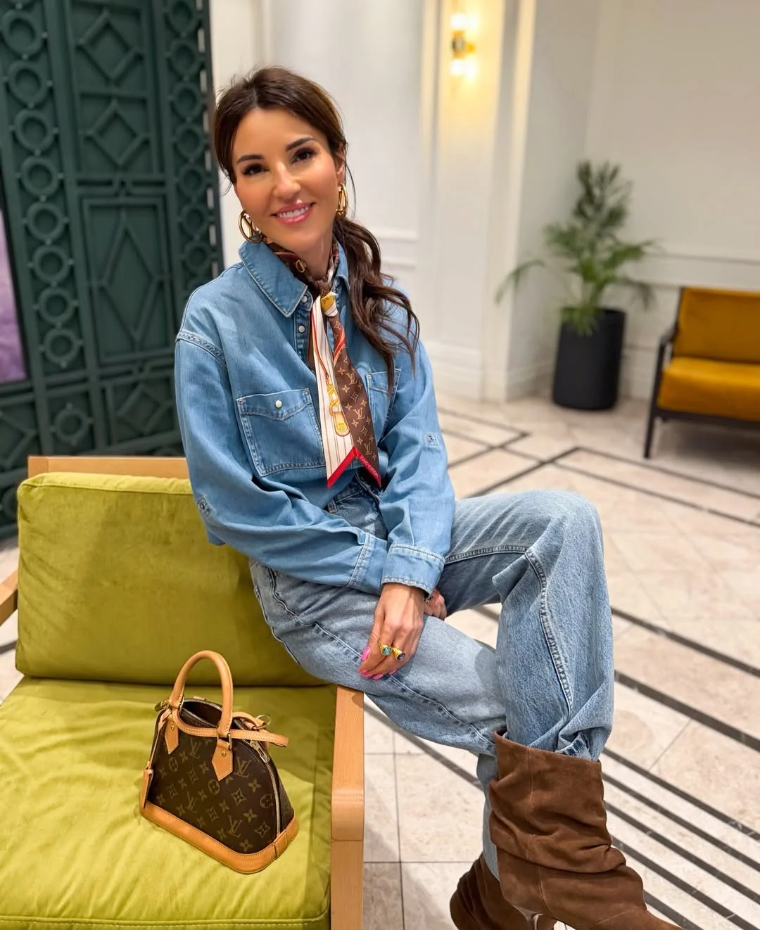 fall all denim outfits for women 2026 Denim and Western-Inspired Details for Fall Charm