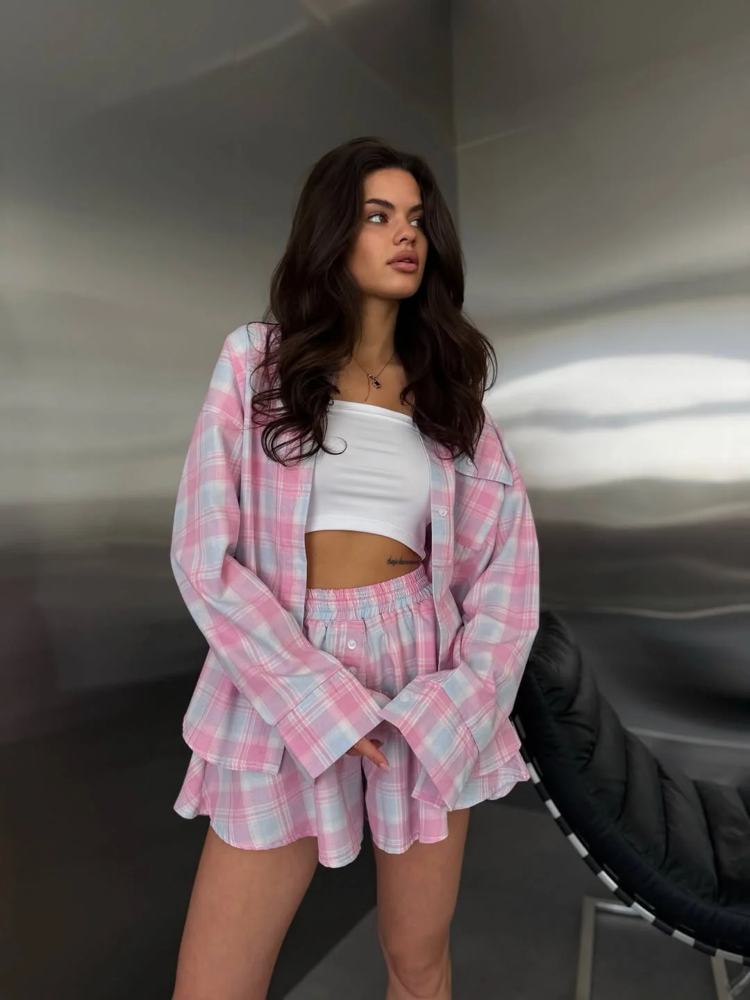 fall fashion aesthetic 2026 Soft Plaid Brings Playful Autumn Energy