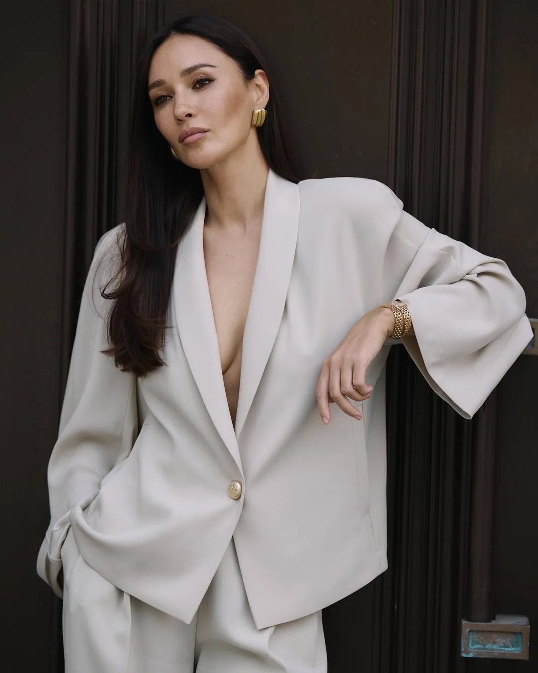 fall fashion for women over 40 2026 Relaxed Tailoring in Soft Neutrals