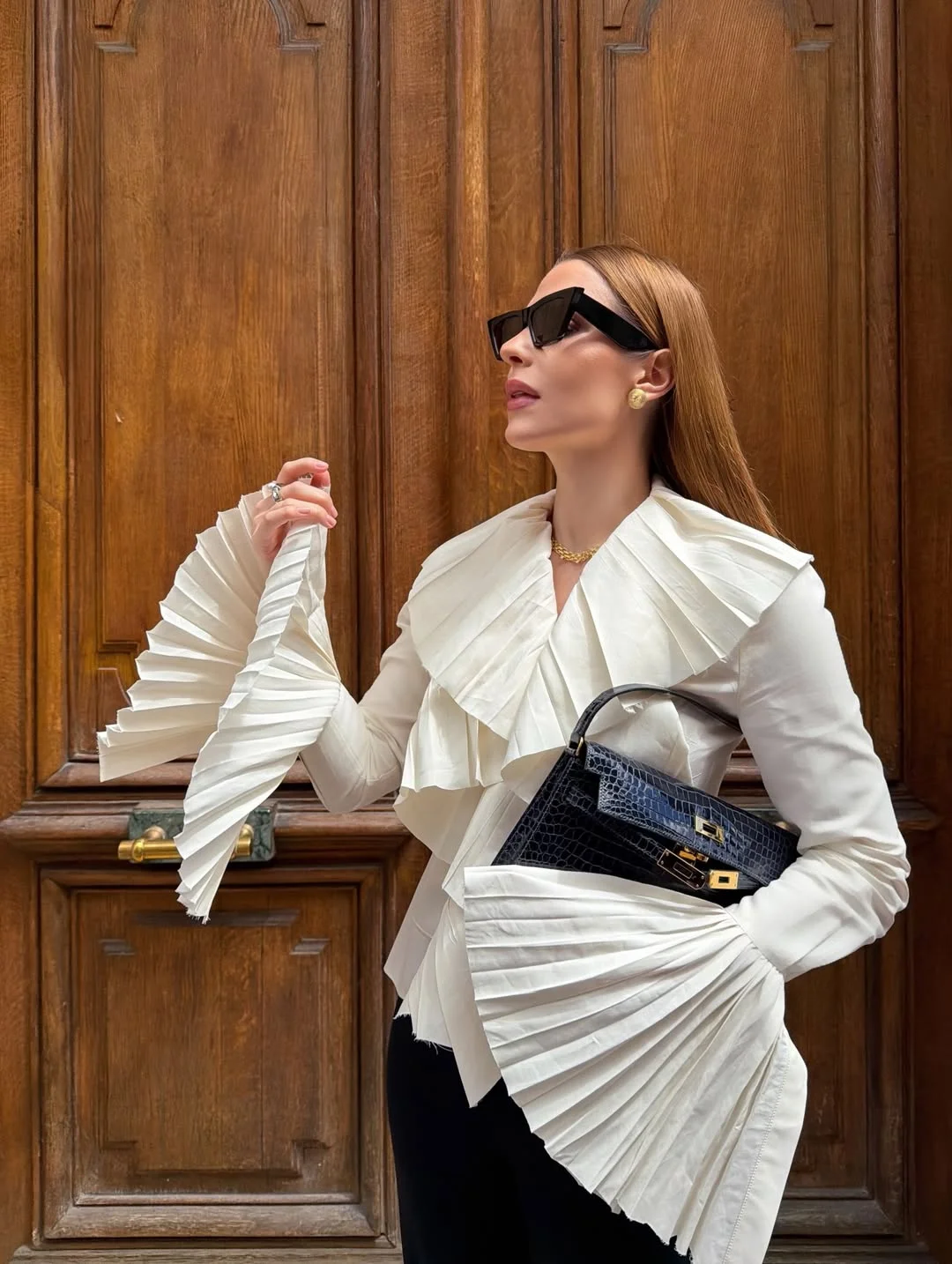 fall fashion for women over 40 2026 Romantic Pleats With Timeless Elegance