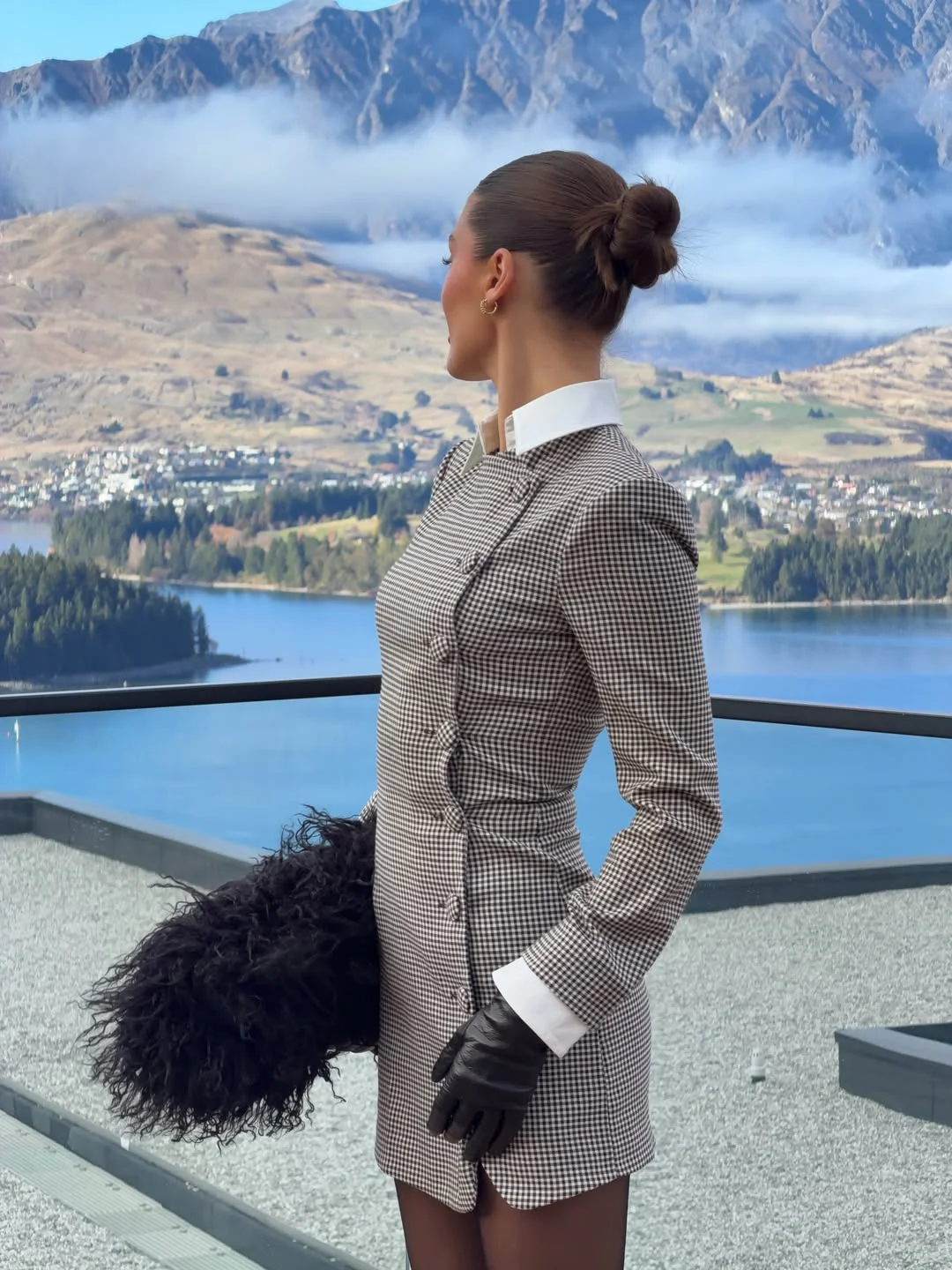 fall fashion for women over 40 2026 Tailored Checks With European Charm